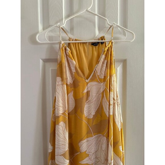 Mlle Gabrielle Yellow Floral Midi Dress - Picture 2 of 3
